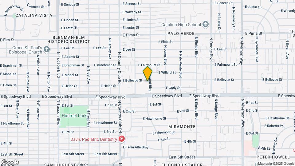 3252 E Bellevue St Map and Location Details