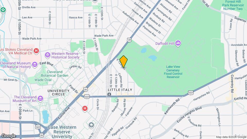 1888 E 123rd St Map and Location Details