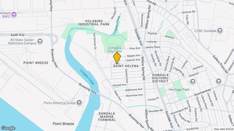 6512 Cleveland Ave Map and Location Details