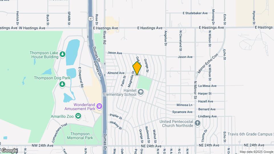 2827 Oak Dr Map and Location Details
