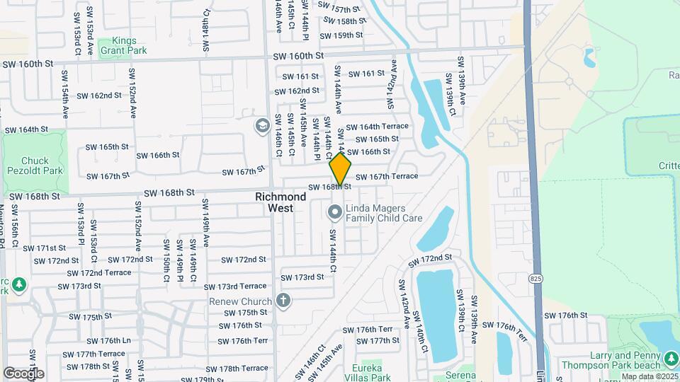 16802 SW 143rd Pl Map and Location Details