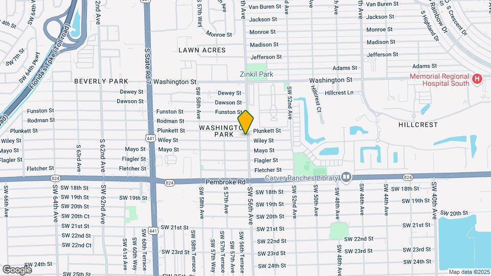 5601 Wiley St Mapa y Detalles de la Ubicación