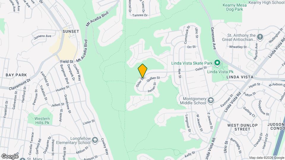 6315 Osler St Mapa y Detalles de la Ubicación