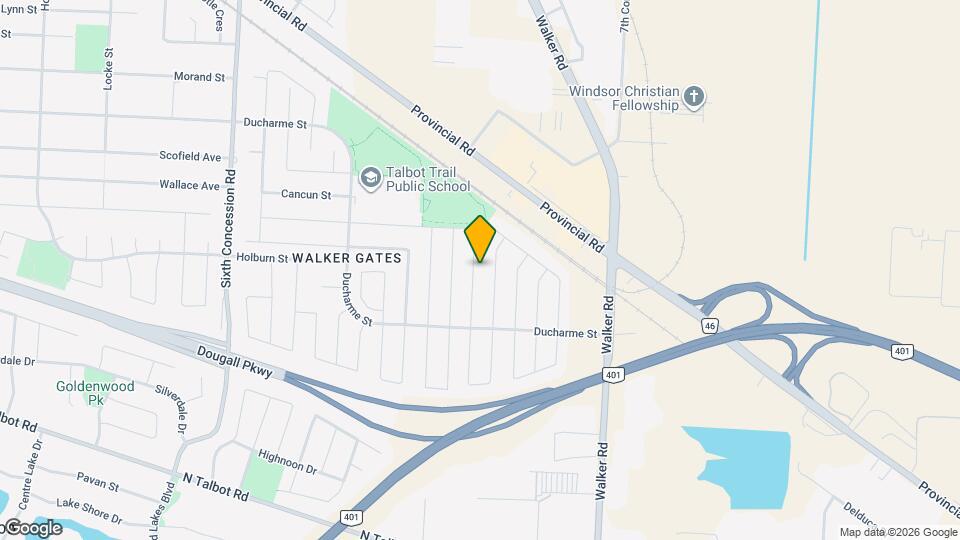 4578 Sassafras Ave Map and Location Details