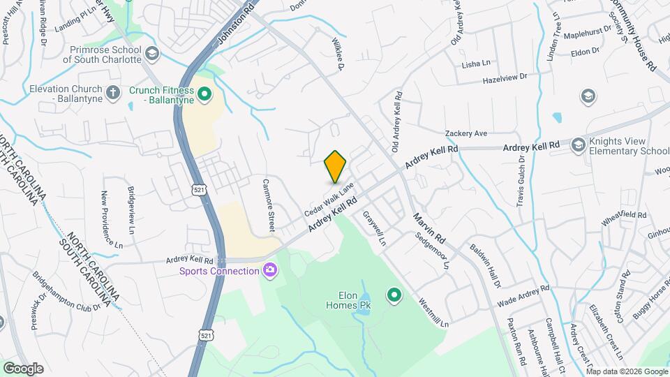 9974 Evergreen Terrace Drive Map and Location Details