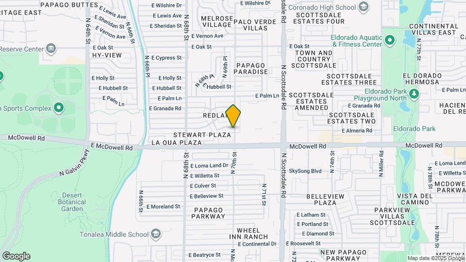 6931 E Almeria Rd Map and Location Details
