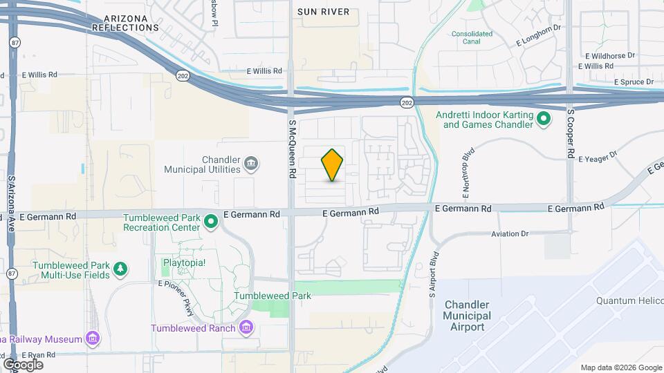 1138 E Sabino Dr Map and Location Details