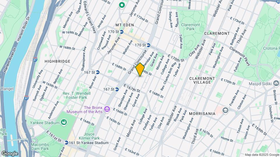 1254 Sherman Ave Mapa y Detalles de la Ubicación