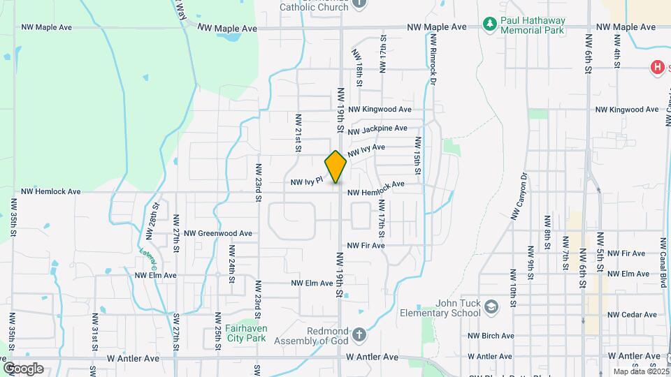 1915 NW Hemlock Ave Map and Location Details