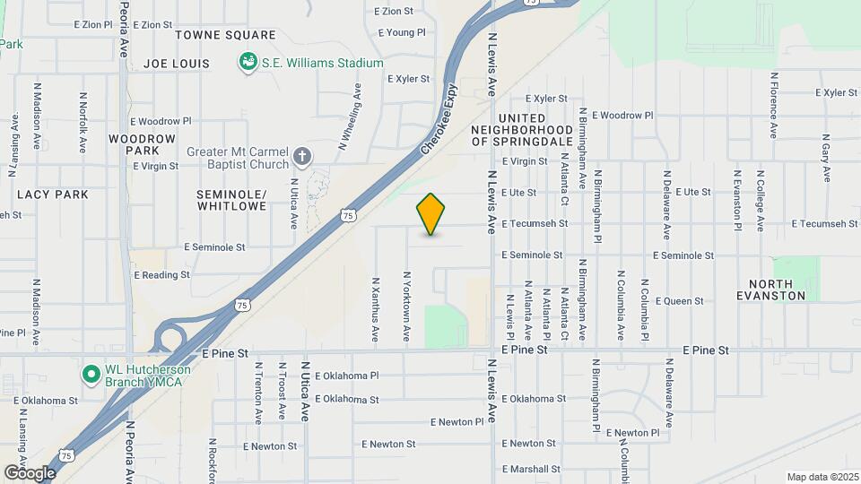 2125 E Seminole St Map and Location Details