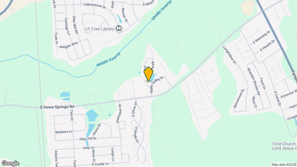 2918 Park Pl Map and Location Details