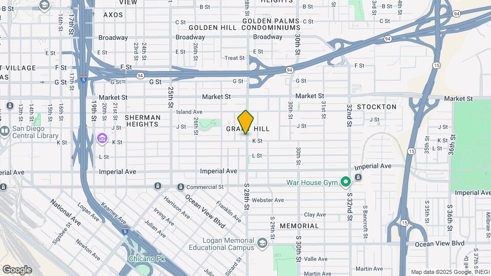 2796 K St Map and Location Details