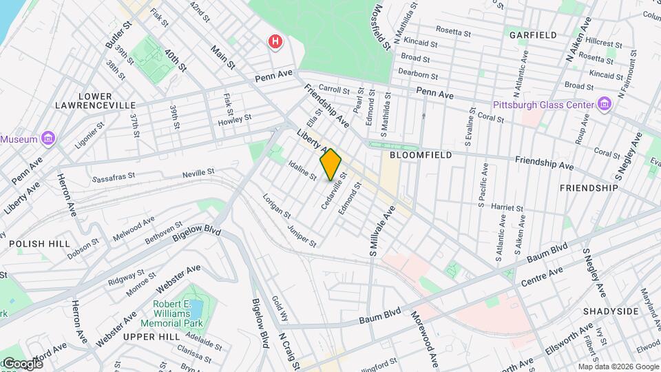 342 Cedarville St Map and Location Details