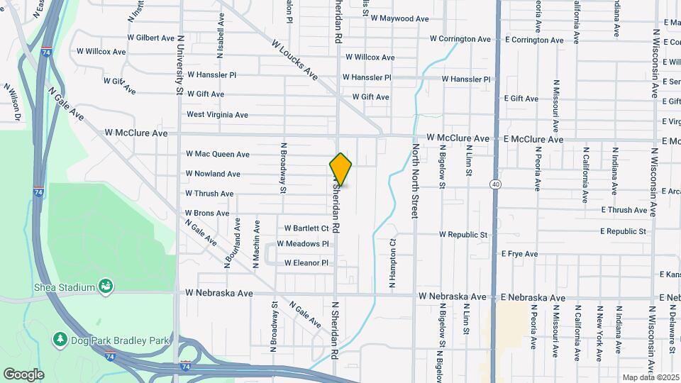 2226 N Sheridan Rd Map and Location Details