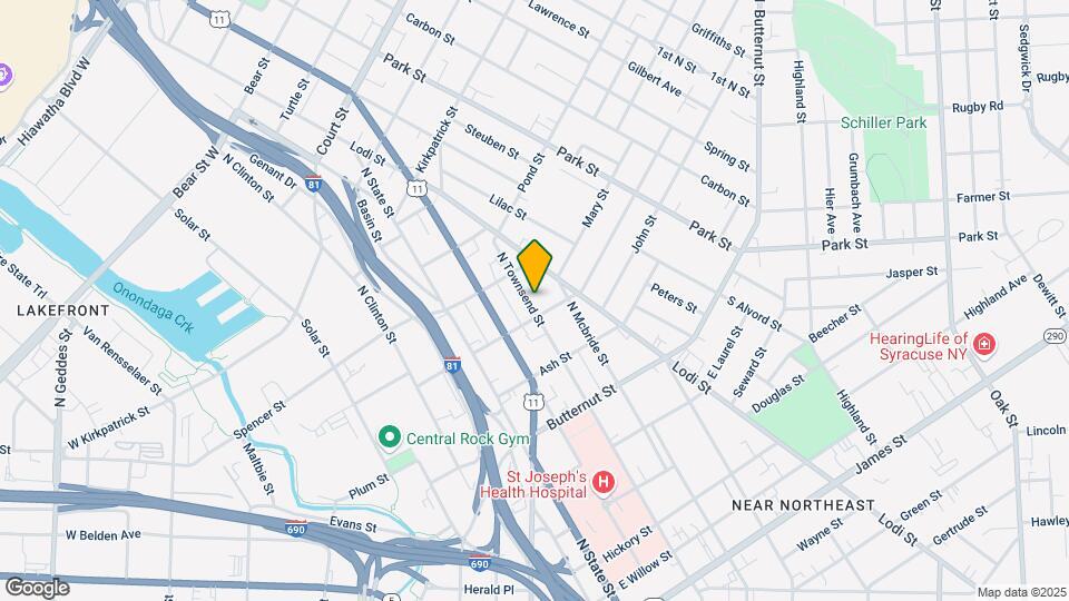 1006 N Townsend St Map and Location Details