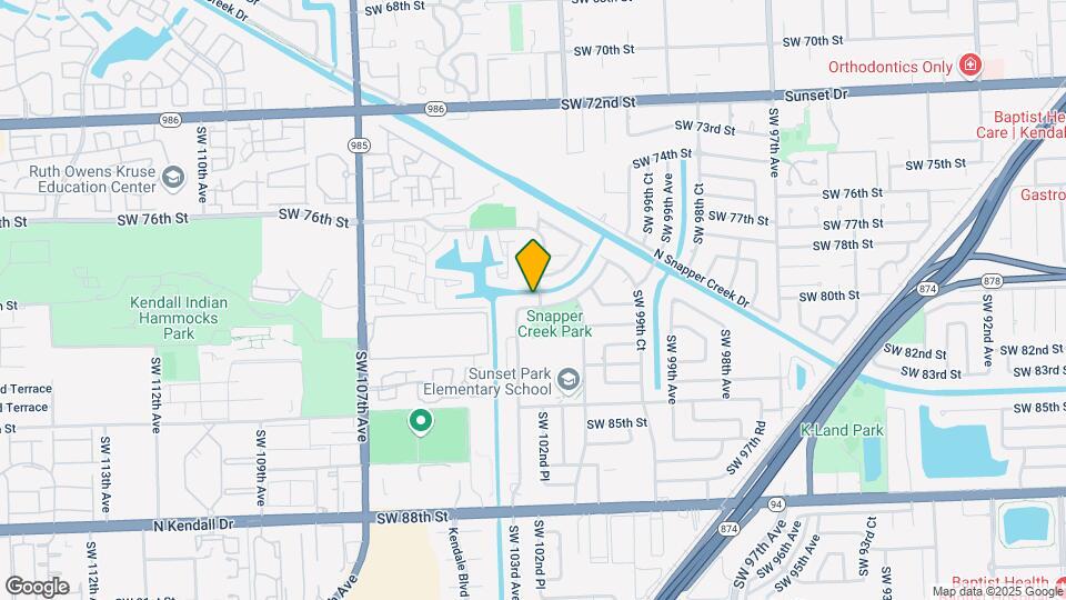 10251 SW 80th St Map and Location Details