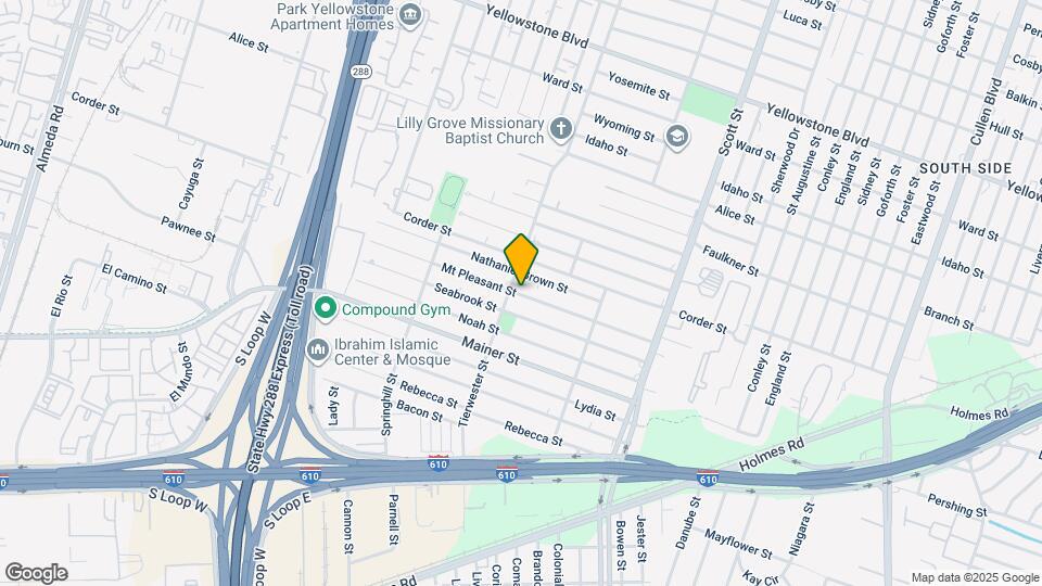 3603 Mt Pleasant St Map and Location Details