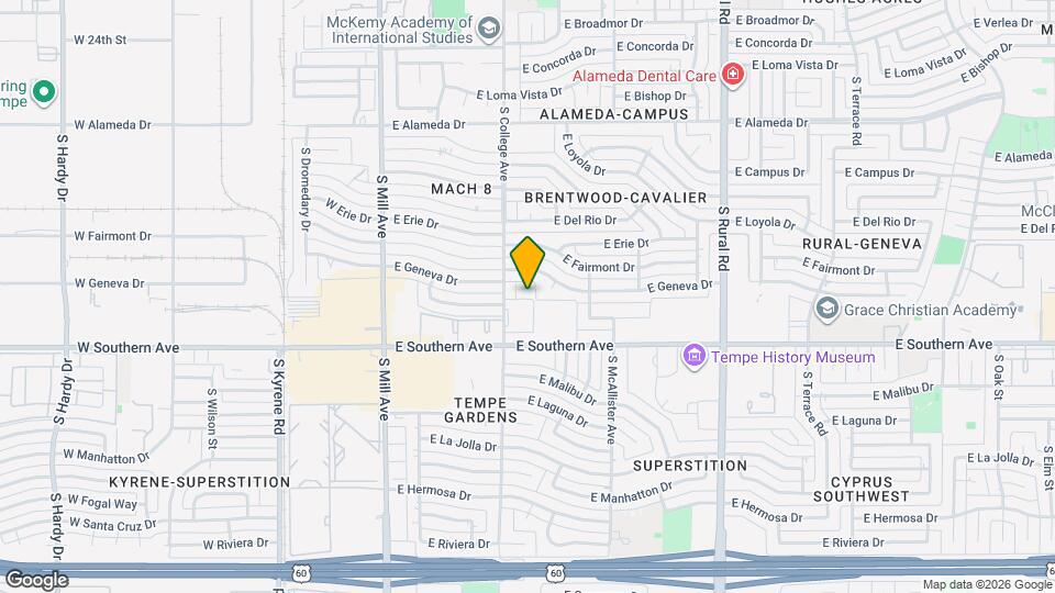 322 E Huntington Dr Map and Location Details