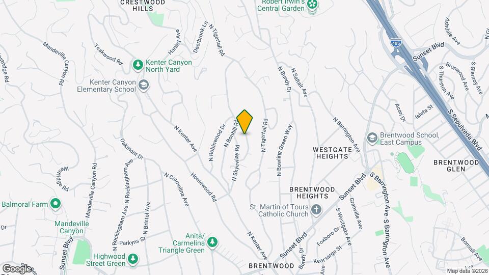 503 N Greencraig Rd Map and Location Details