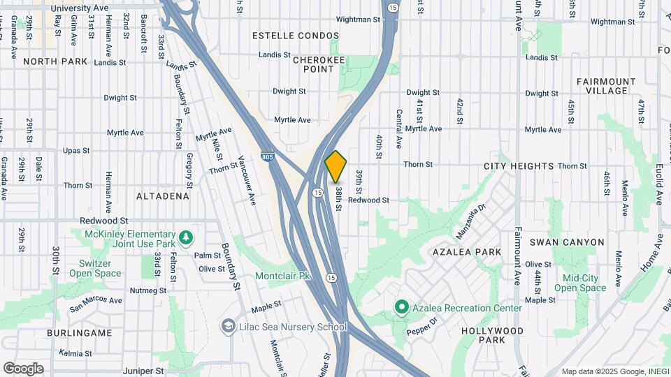 3132 38th St Map and Location Details