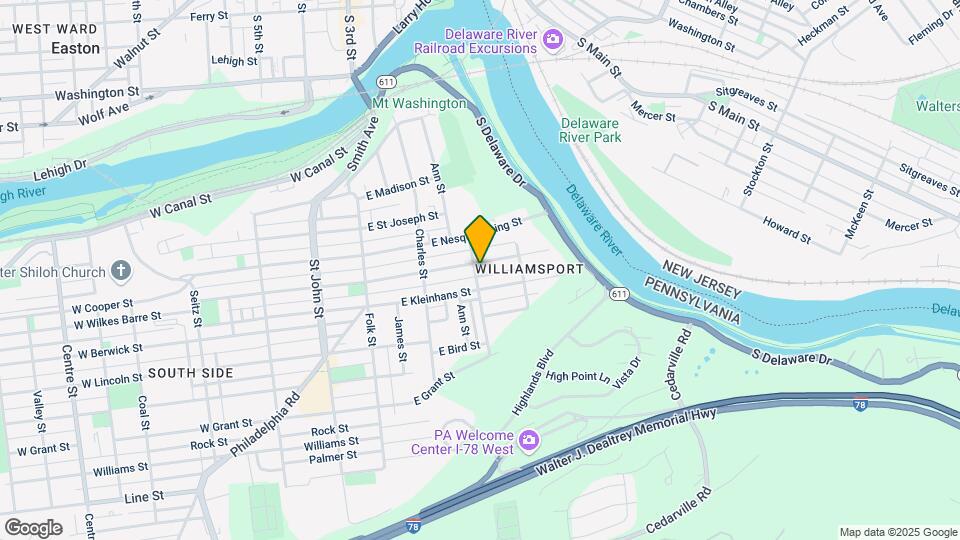 301 W Wilkes Barre St, Unit 301 W Wilkes Unit 2 Map and Location Details