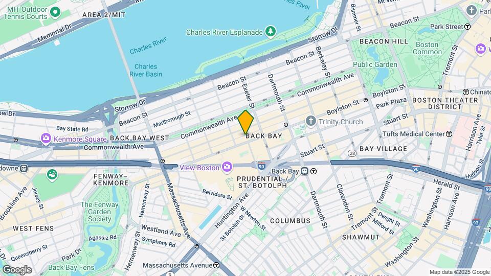 755 Boylston St Map and Location Details