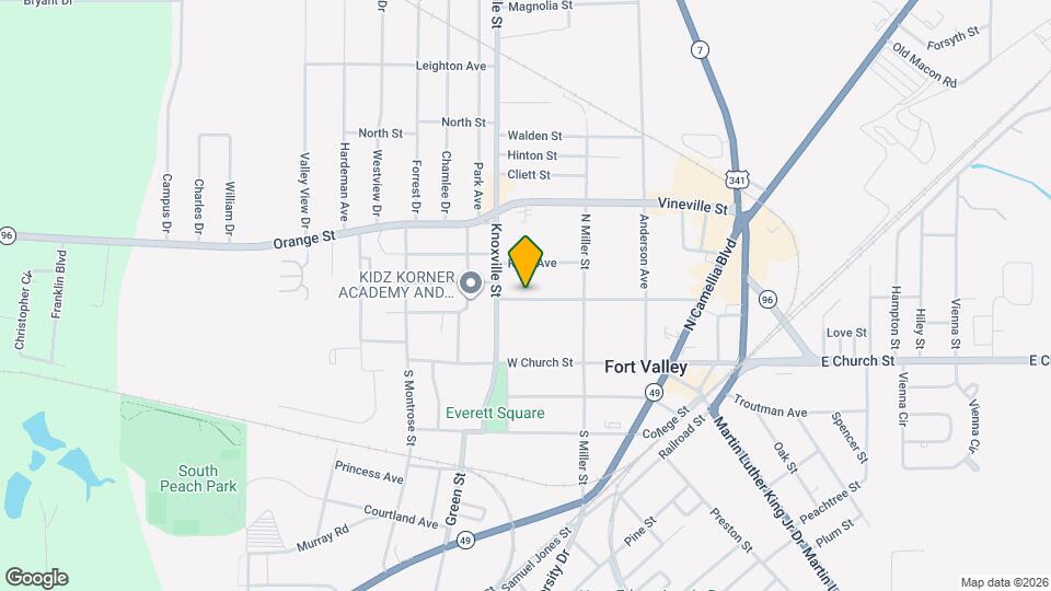 318 Persons St, Unit B Map and Location Details