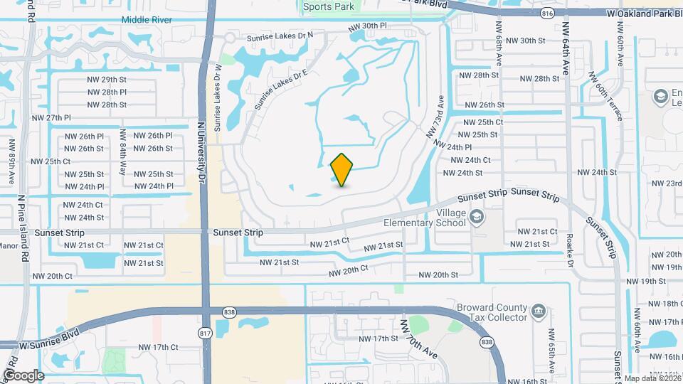 7651 S Aragon Blvd Map and Location Details