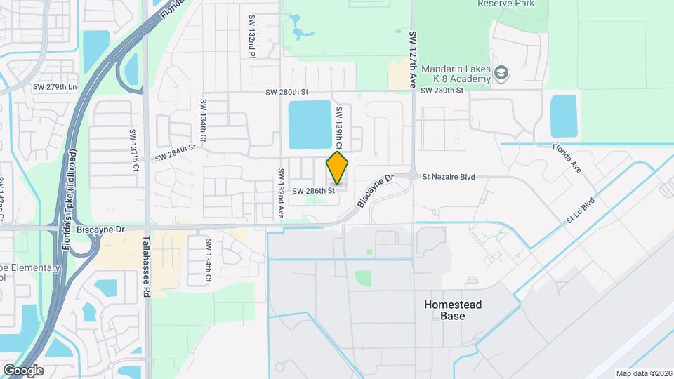 12937 SW 286th St Map and Location Details