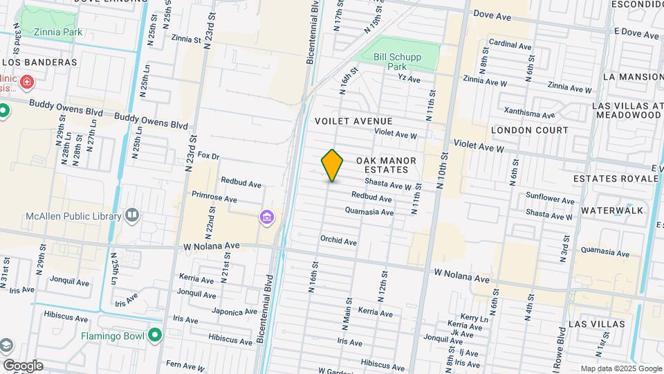 1518 Redbud Ave Map and Location Details