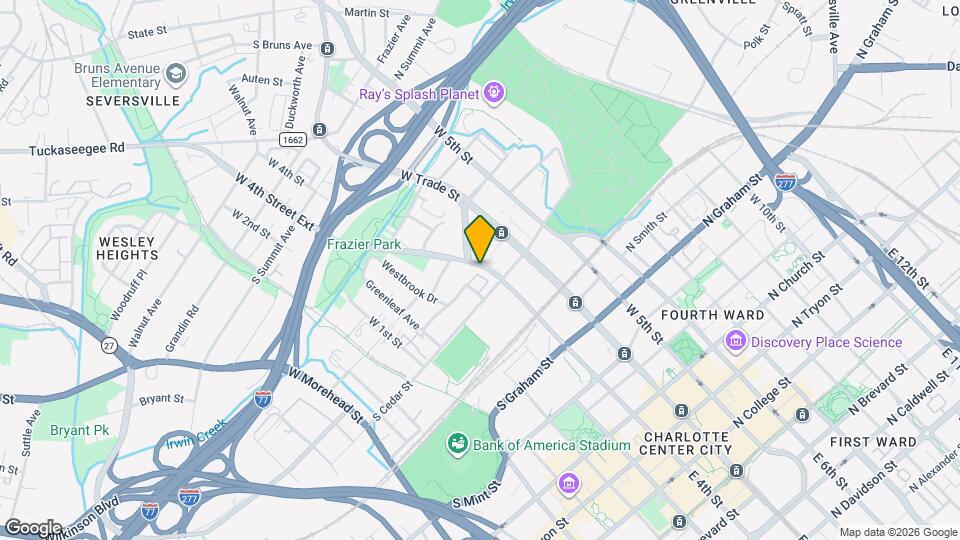 833 W 4th St Map and Location Details