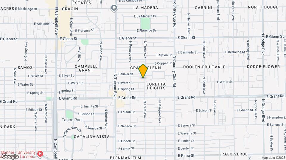 2513 N Treat Ave Map and Location Details