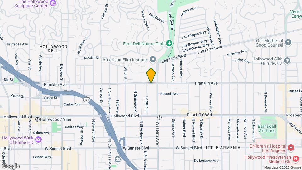 5530 Franklin Ave Map and Location Details