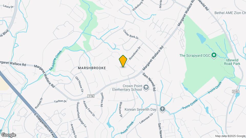 3500 Rosedown Dr Map and Location Details