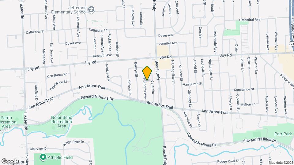 8528 Norborne Ave Map and Location Details