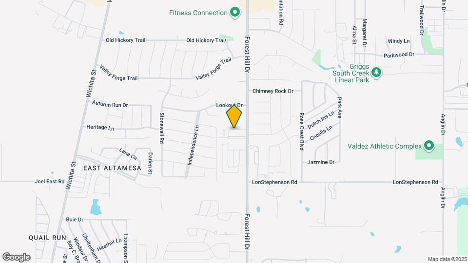 3316 Brambleton Hill Pl Mapa y Detalles de la Ubicación