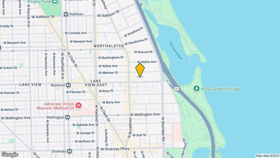 510 W Belmont Ave Map and Location Details