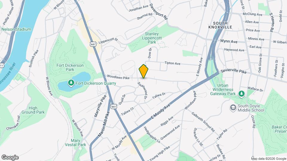 340 Woodlawn Pike Map and Location Details