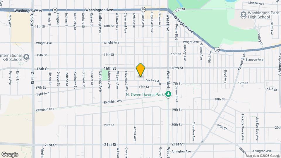 3406 Victory Ave Mapa y Detalles de la Ubicación