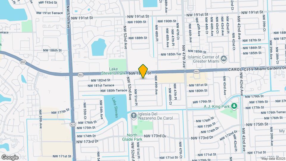 4970 NW 182nd St Mapa y Detalles de la Ubicación