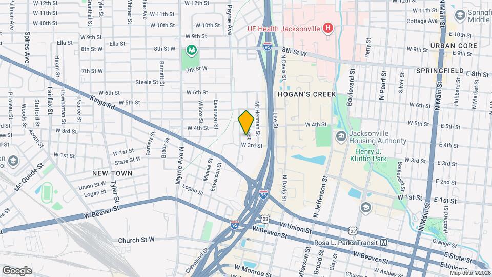 1320 Francis St Mapa y Detalles de la Ubicación