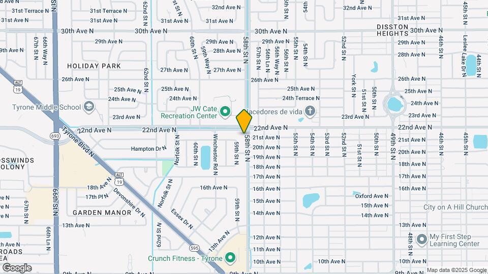 2100 58th St N Map and Location Details