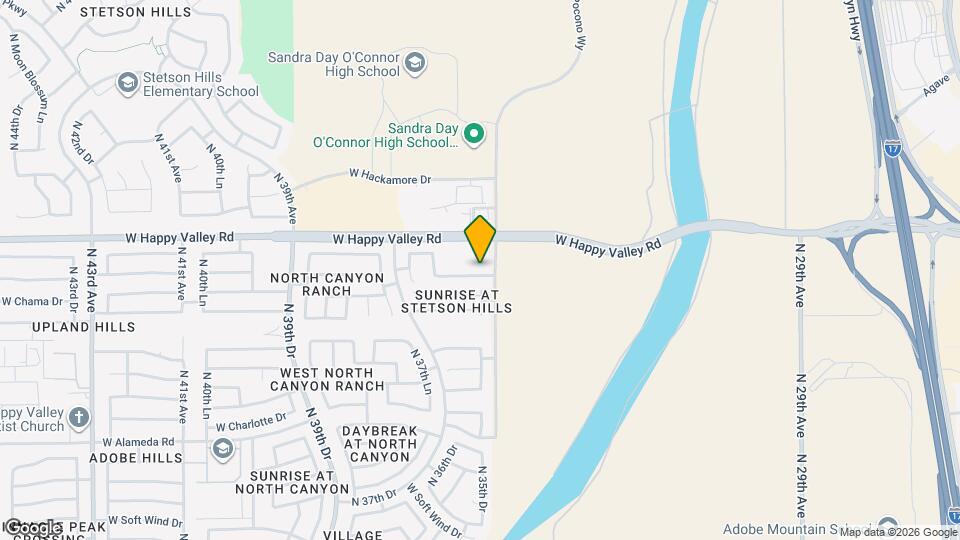 3514 W Fallen Leaf Ln Mapa y Detalles de la Ubicación