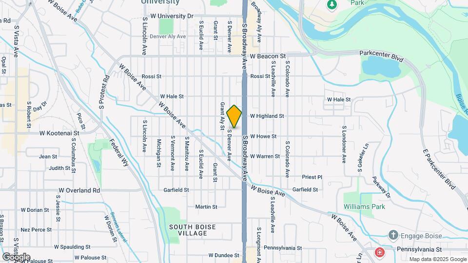 1522 S Denver Ave Mapa y Detalles de la Ubicación
