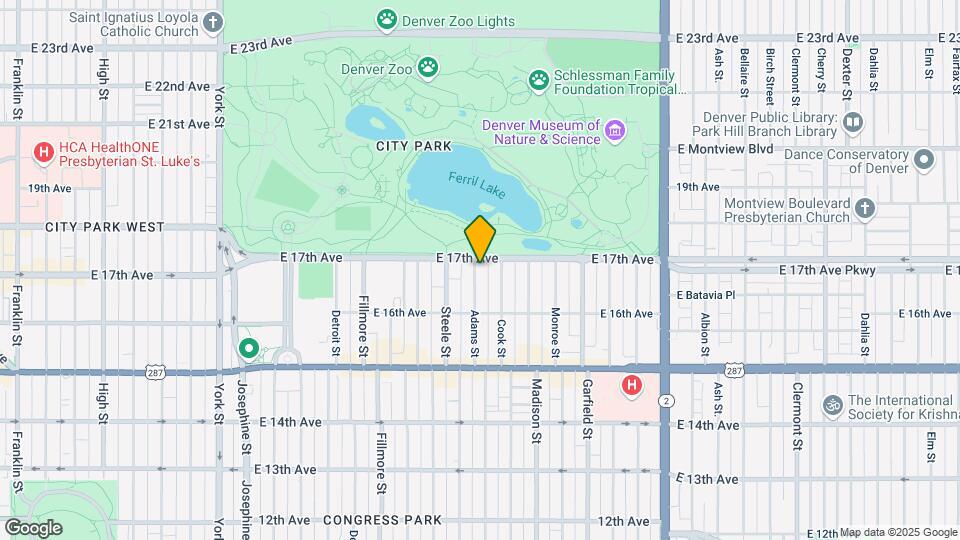 1680 Adams St Map and Location Details
