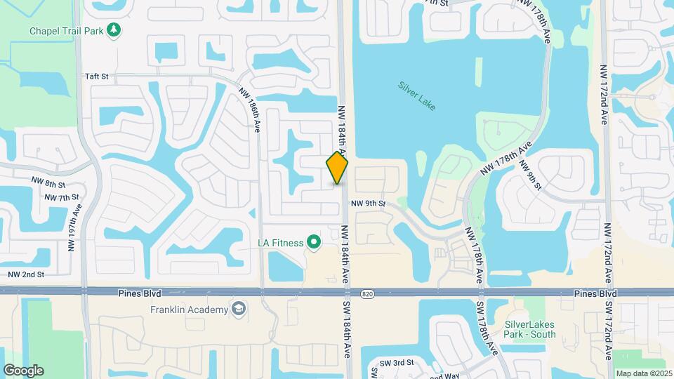 1011 NW 184th Terrace Map and Location Details
