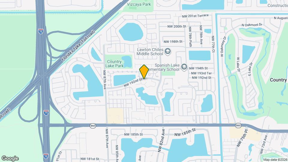 8277 NW 191st Ln Map and Location Details