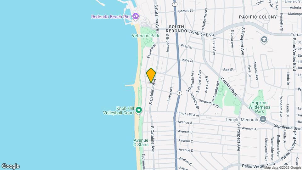 625 S Catalina Ave, Unit A Map and Location Details