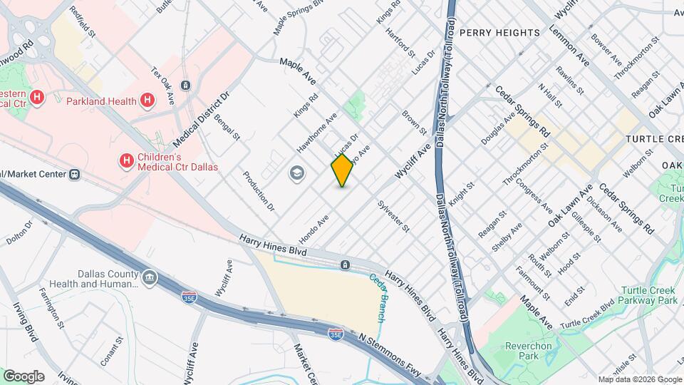 2325 Hondo Ave Map and Location Details