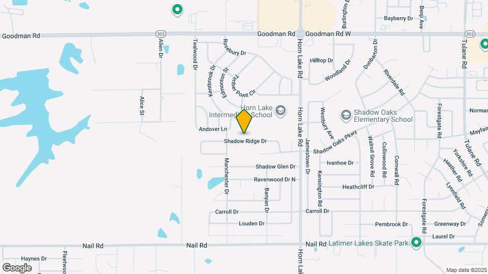 4404 Shadow Ridge Dr Map and Location Details